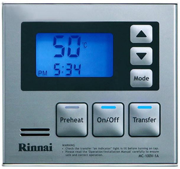 Rinnai Controller Master Delux Silver MC100V1S - Hardware u0026 General
