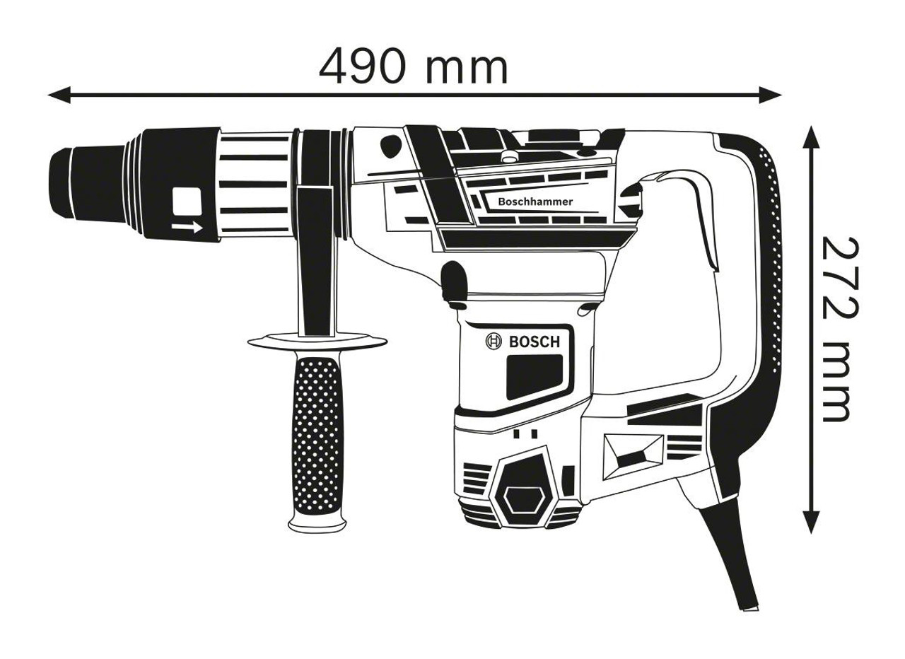 Bosch Power Tools Bosch Demolition Rotary 1100W Hammer GBH5-40 D