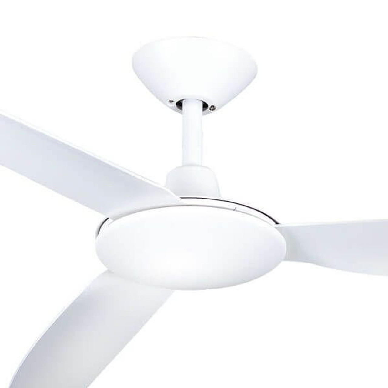 Polar DC Ceiling Fan Matt White with Remote 48 3 Blades P3B571