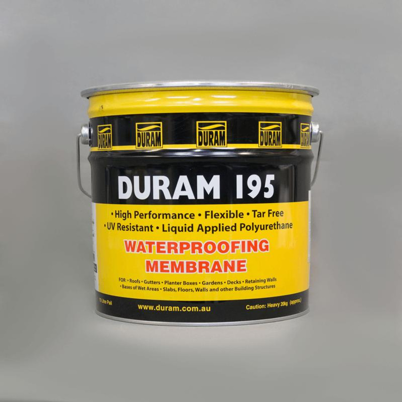 Duram 195 Black 4L UV Resistant Polyurethane