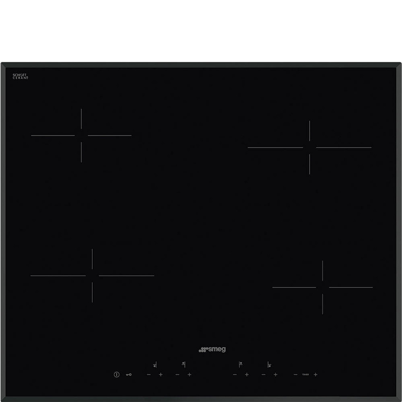 Smeg 60cm Ceramic Electric Cooktop SE364TBAU