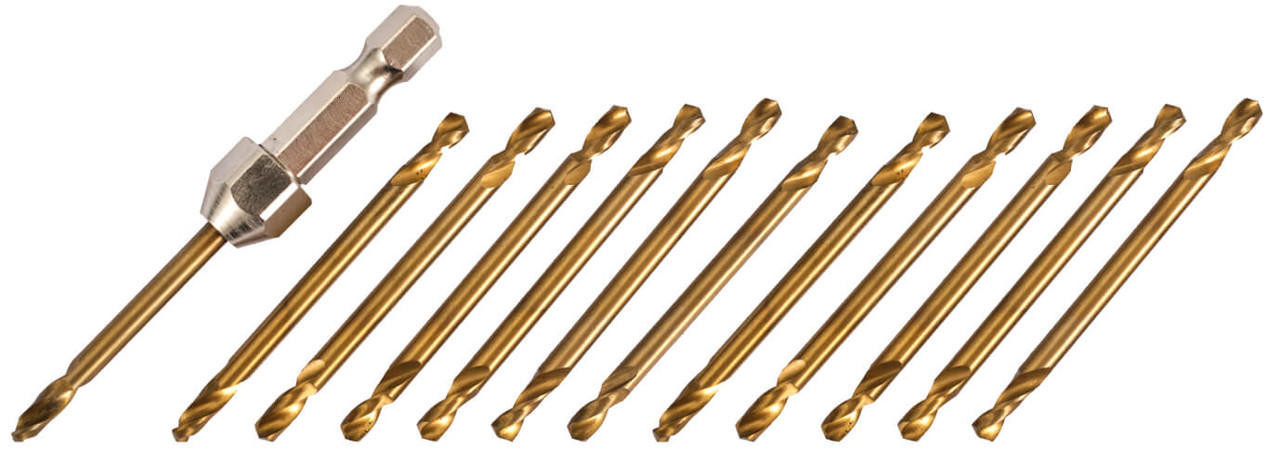 Medalist Stubb Drill Set HSS #30 Quick Change 13pc 13628