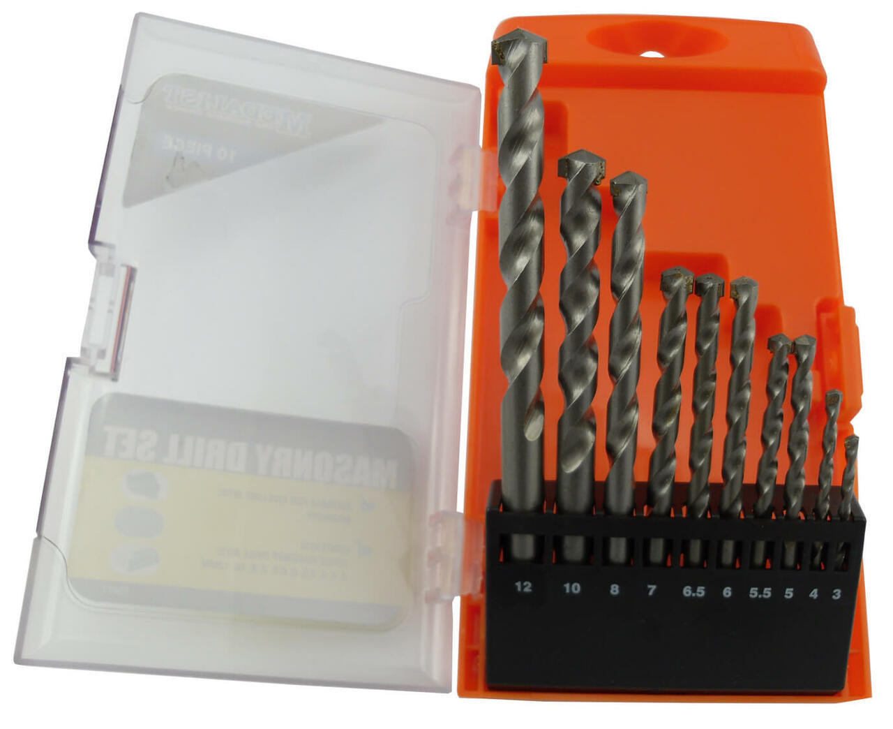 Medalist Drill Set Masonry 3-12mm 10pc 13677