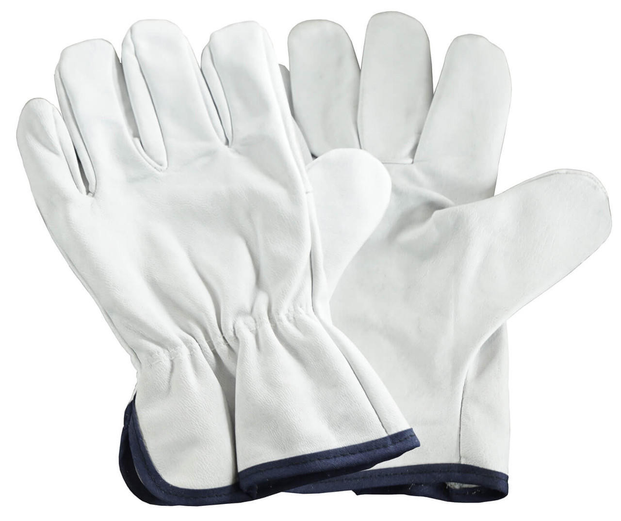 Work Force Gloves Riggers White 2Pr Med 11334