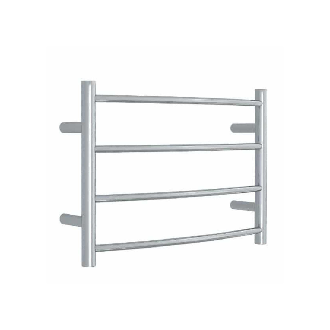 Thermorail Curved Round Ladder Heated Towel Rail Polished Stainless Steel CR40M