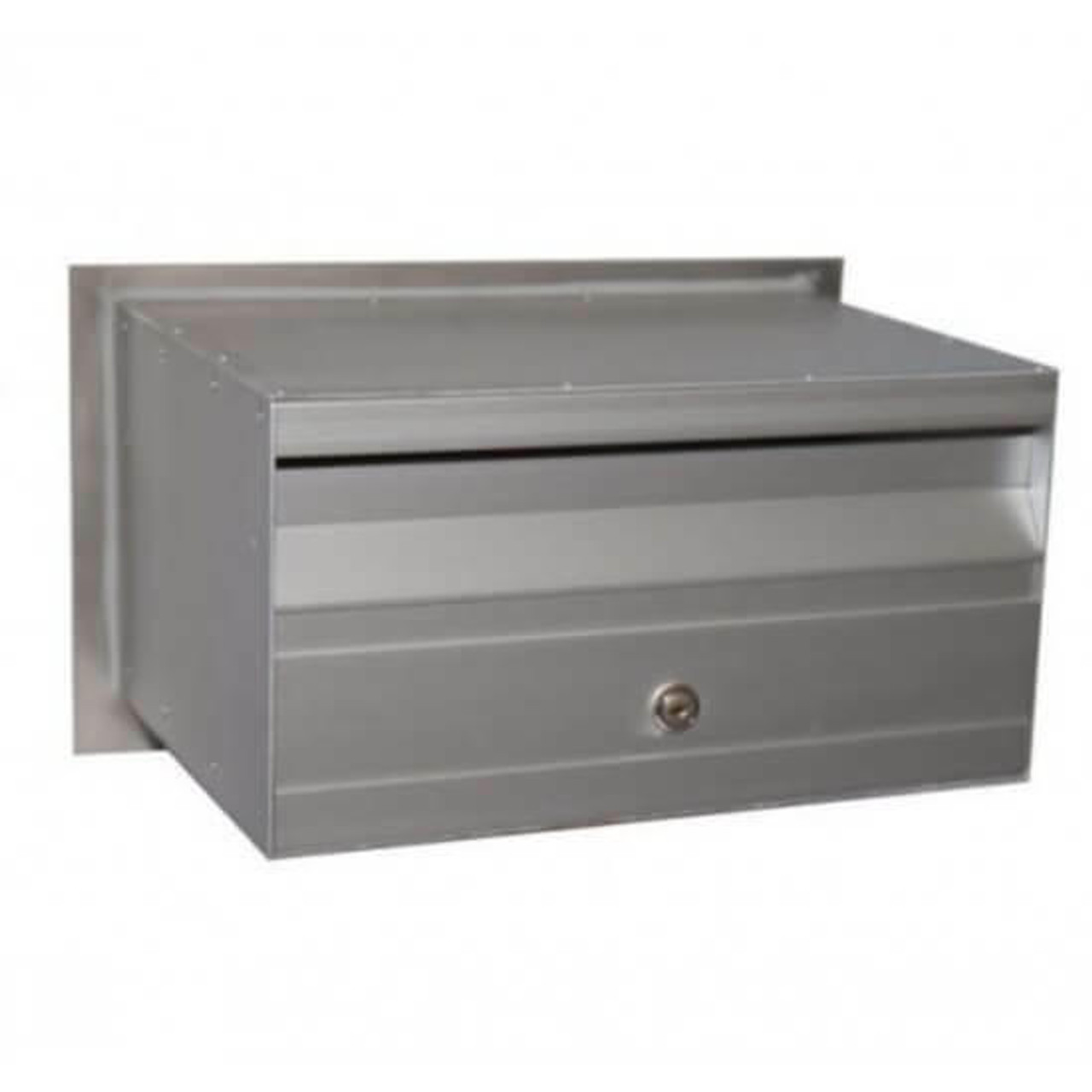 Mailmaster A4 Landscape Stainless Steel Back Opening Letterbox HGSSLBK