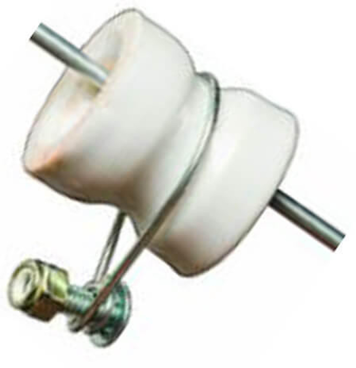 Thunderbird Electric Fence Porcelain Reel and Wire Offset Insulators 50pk EF-31