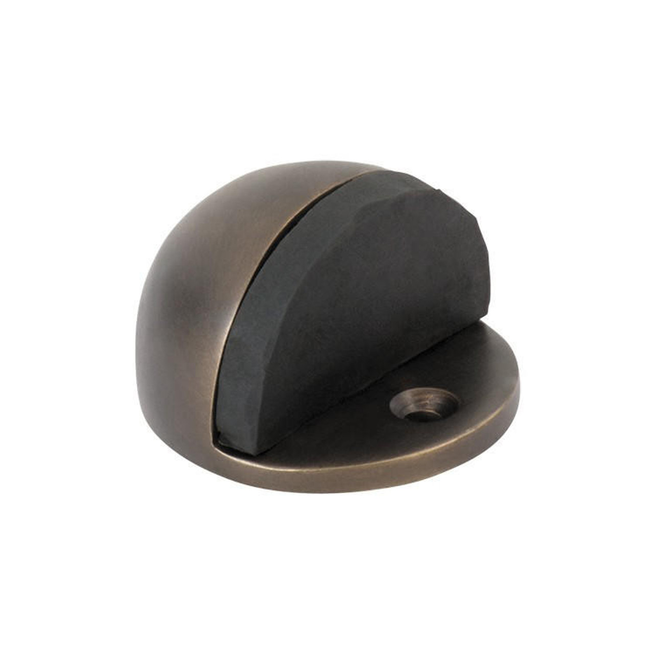 Tradco Oval Door Stop Antique Brass 2350