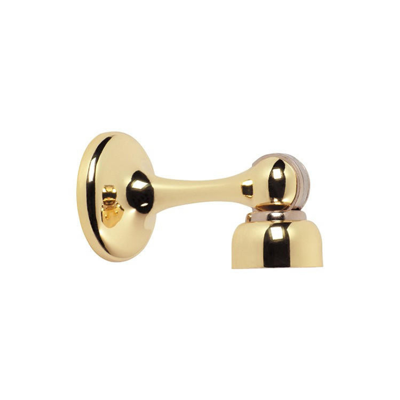 Tradco Magnetic Door Stop Polished Brass 1536
