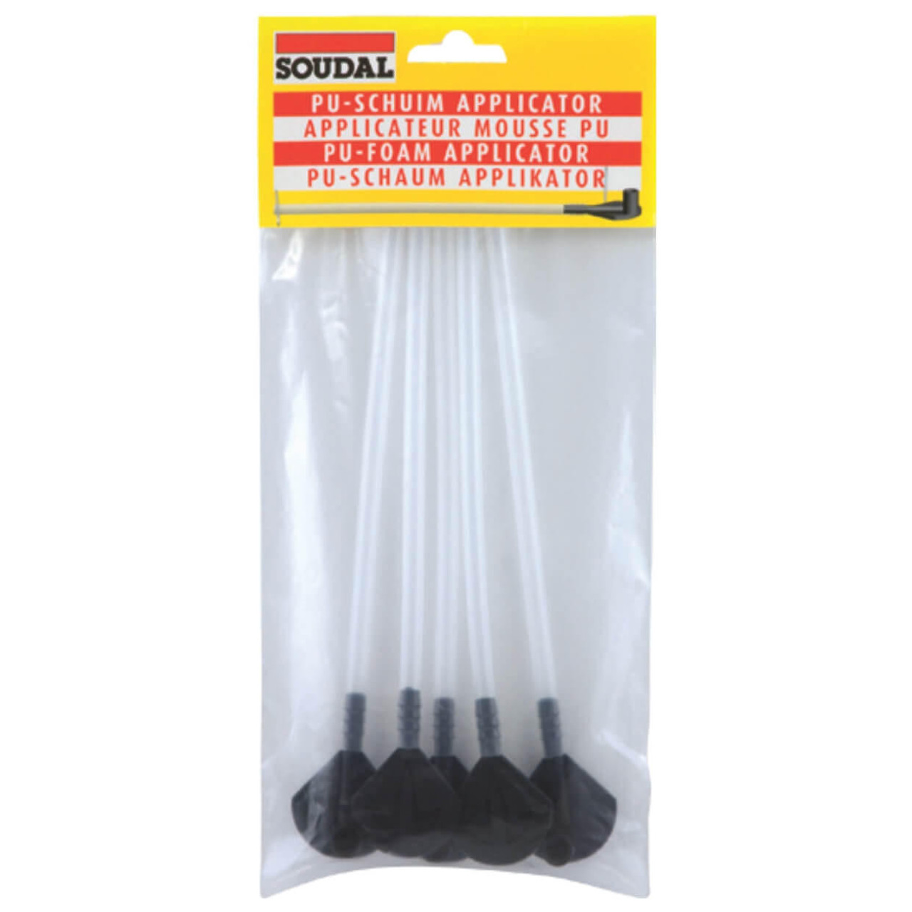 Soudal PU Foam Adaptor Nozzles Straw 5 Pack