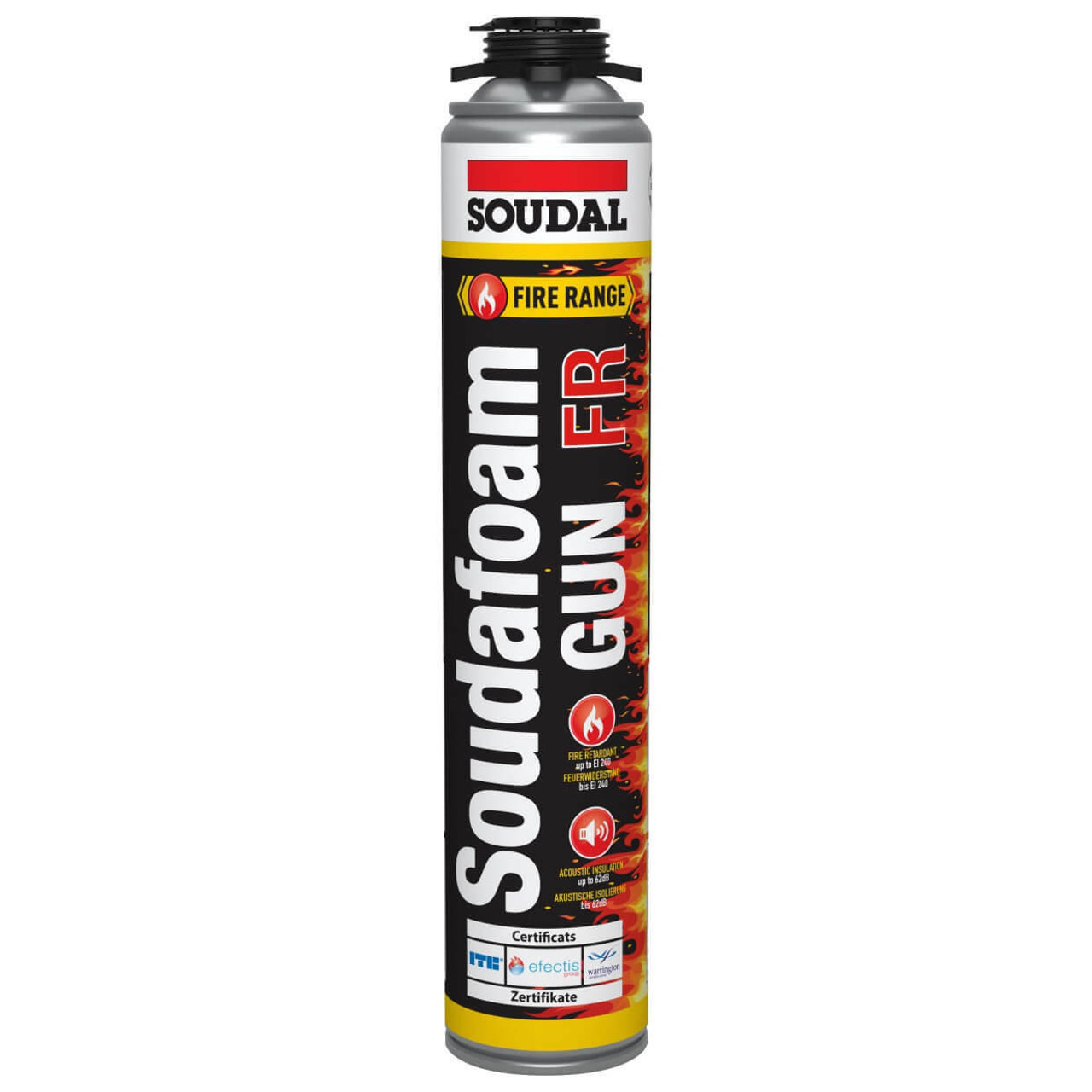 Soudal Soudafoam FR Gun Screw Top Red 750ml