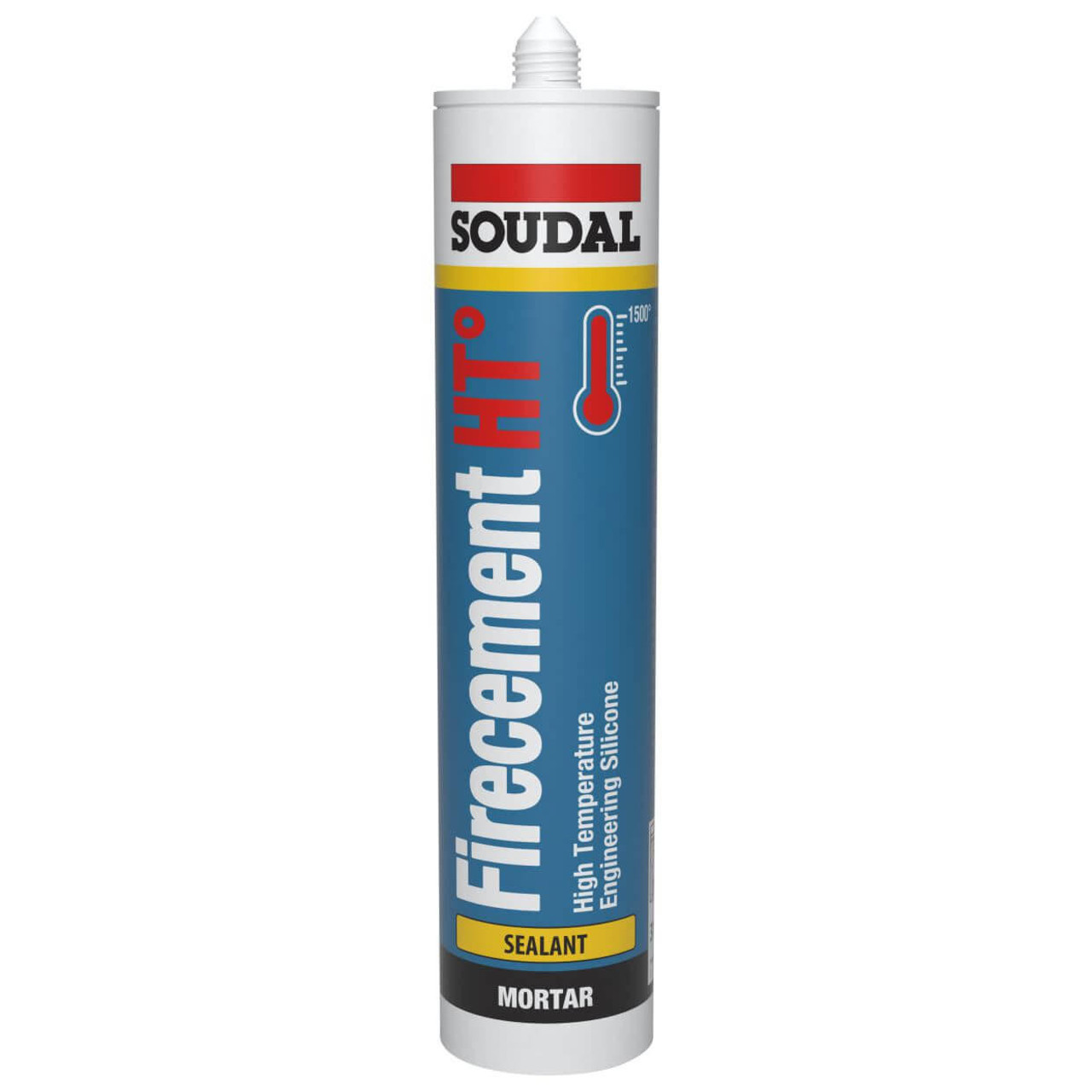 Soudal Firecement Black Up to 1500°C 310ml