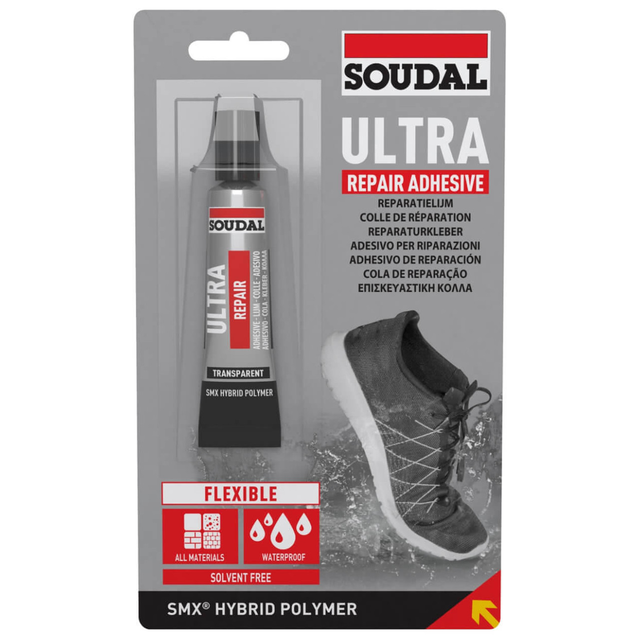 Soudal SMX Ultra Adhesive Crystal Clear 20ml