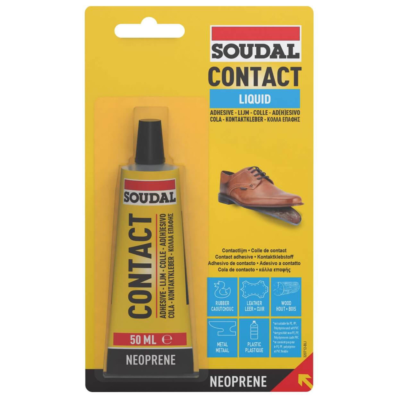 Soudal Contact Adhesive Liquid Blister 50ml