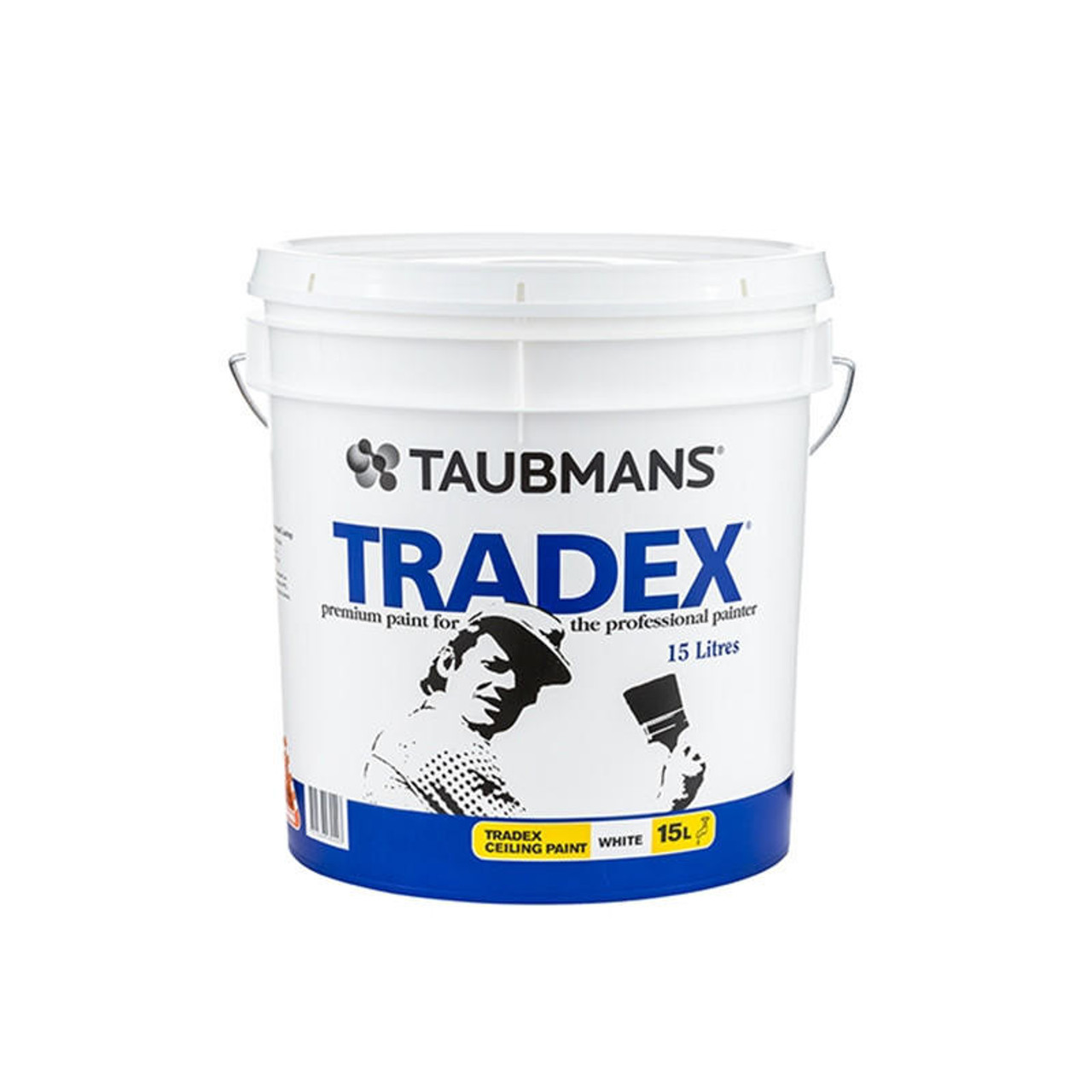Taubmans Tradex 15L White Ceiling Paint