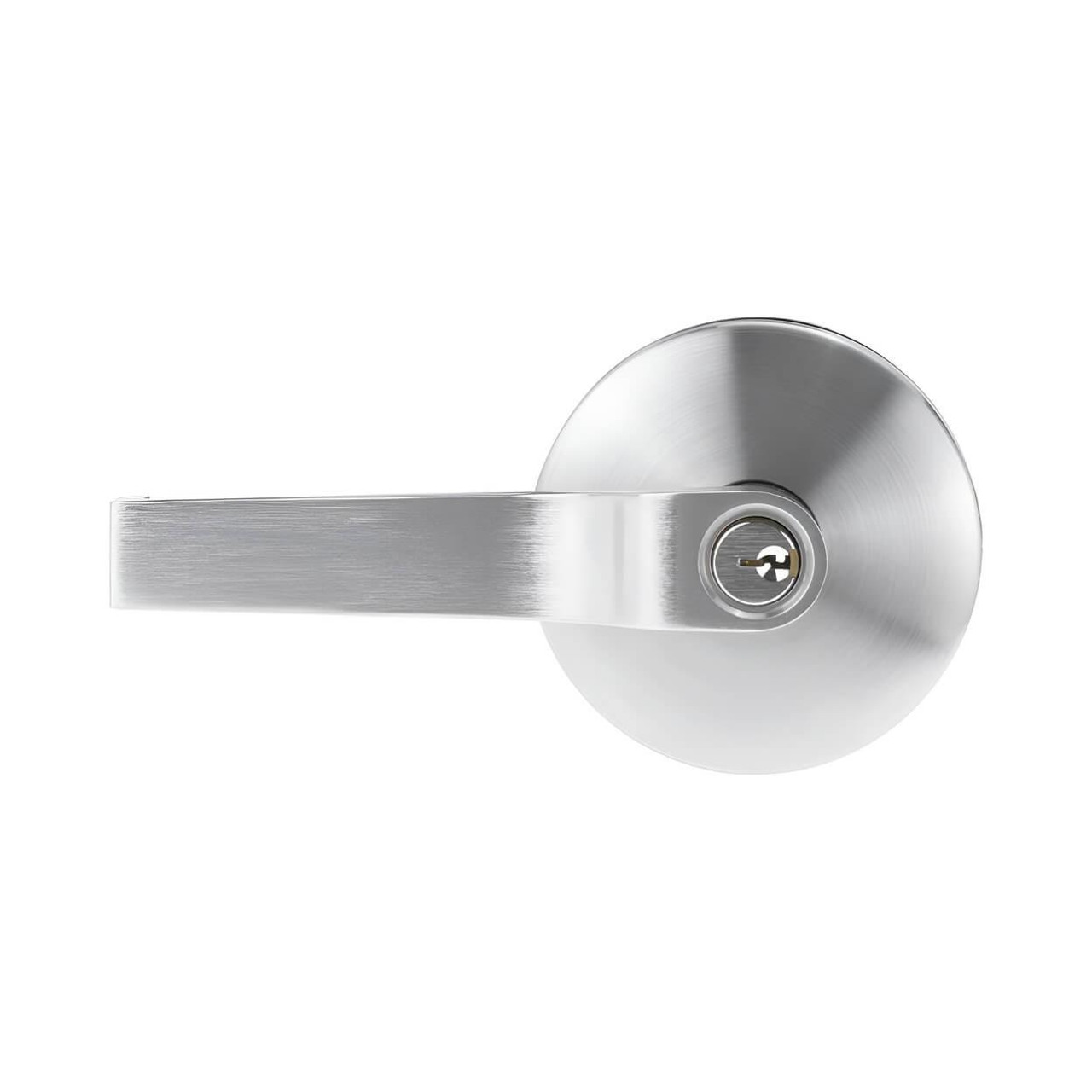 Lockwood Enable Cylindrical Entrance Set 70mm Satin Chrome   Lockwood Enable Cylindrical Entrance Set 70mm Satin Chrome