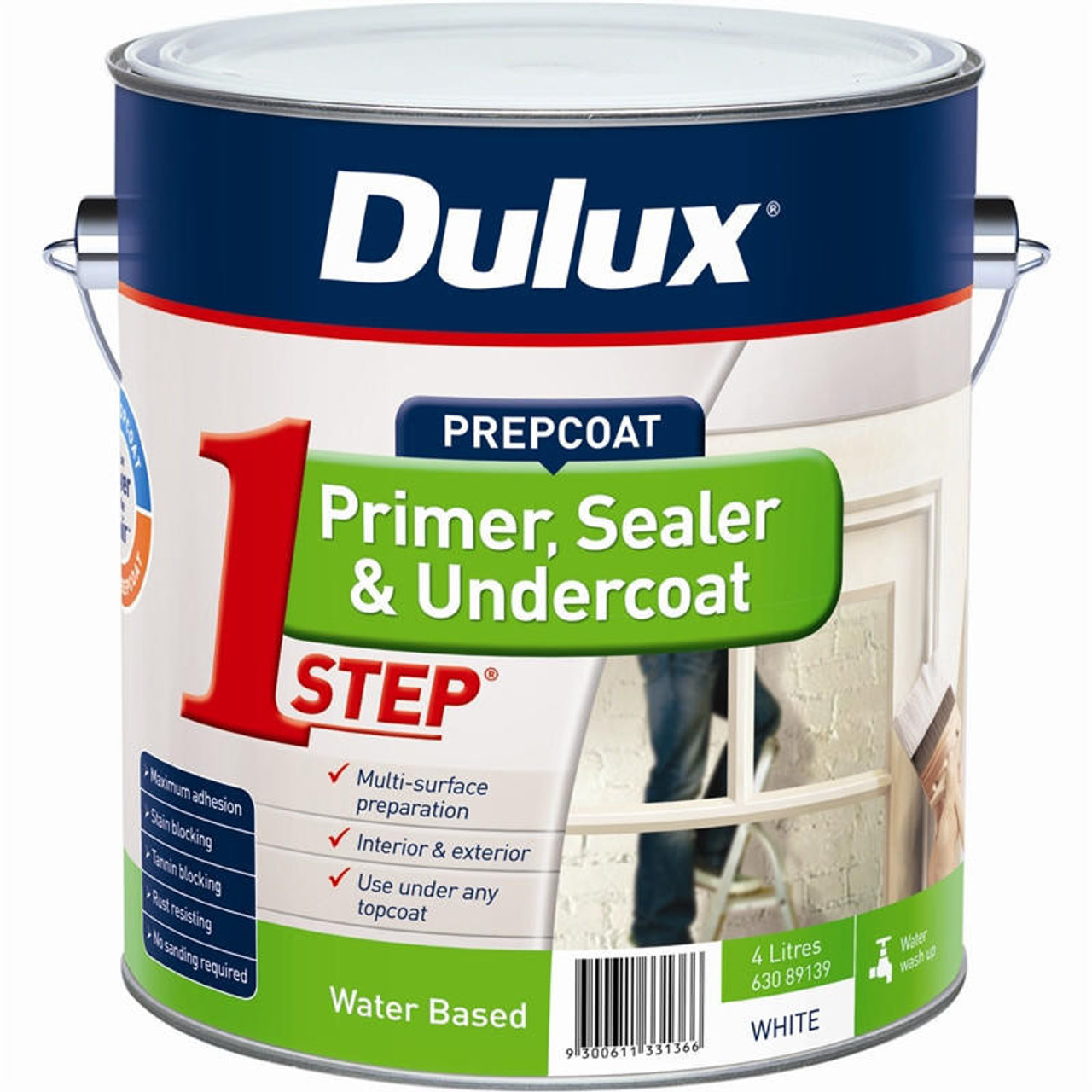 Dulux 1 Step 4L Acrylic Based Primer Sealer Undercoat
