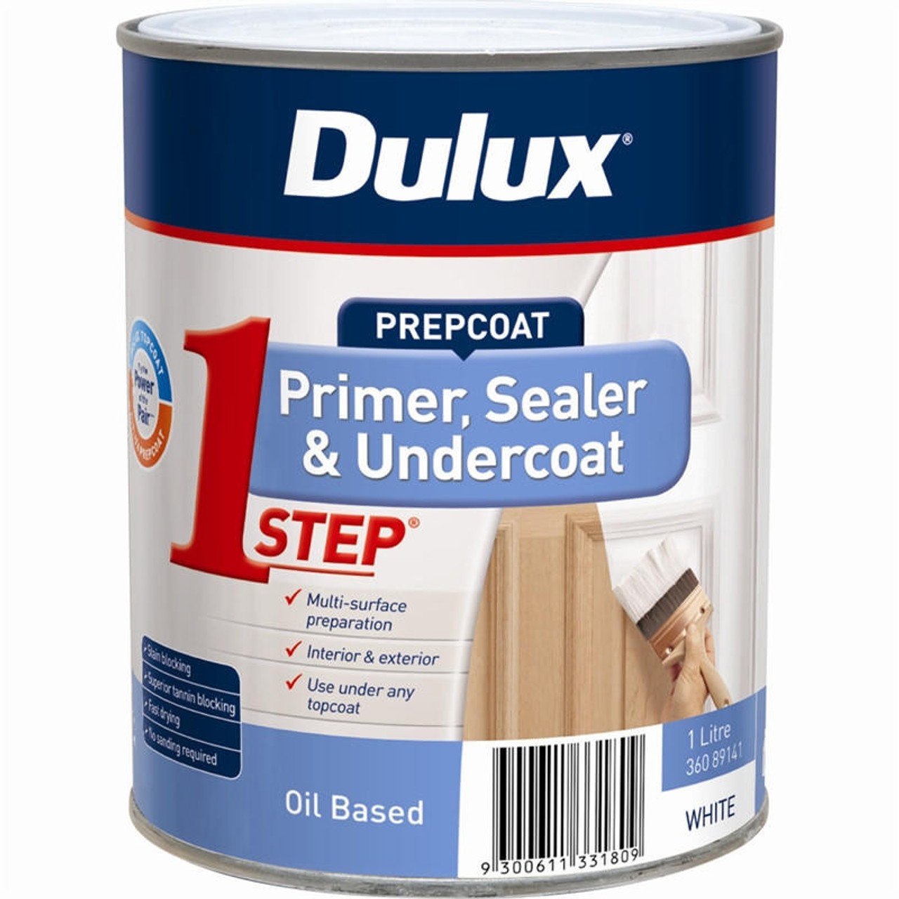 Dulux 1 Step 1L Oil Based Primer Sealer Undercoat