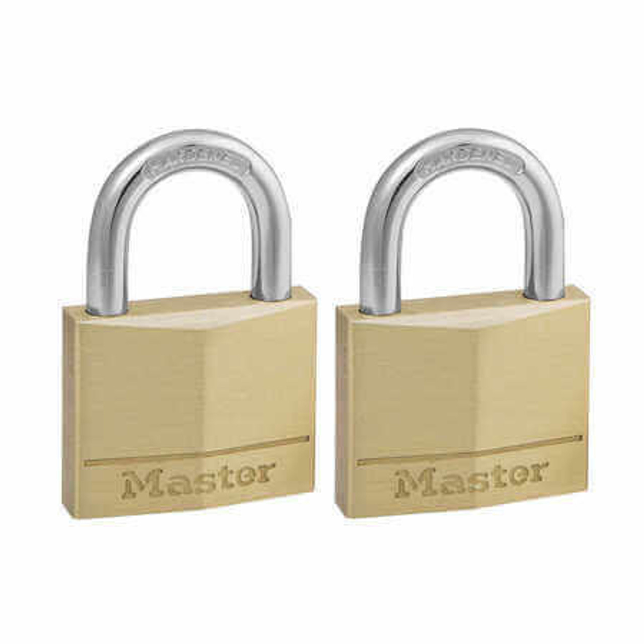 Master Lock Master Padlock Brass Diamond 40x22MM 2pk Keyed Alike 140TAU