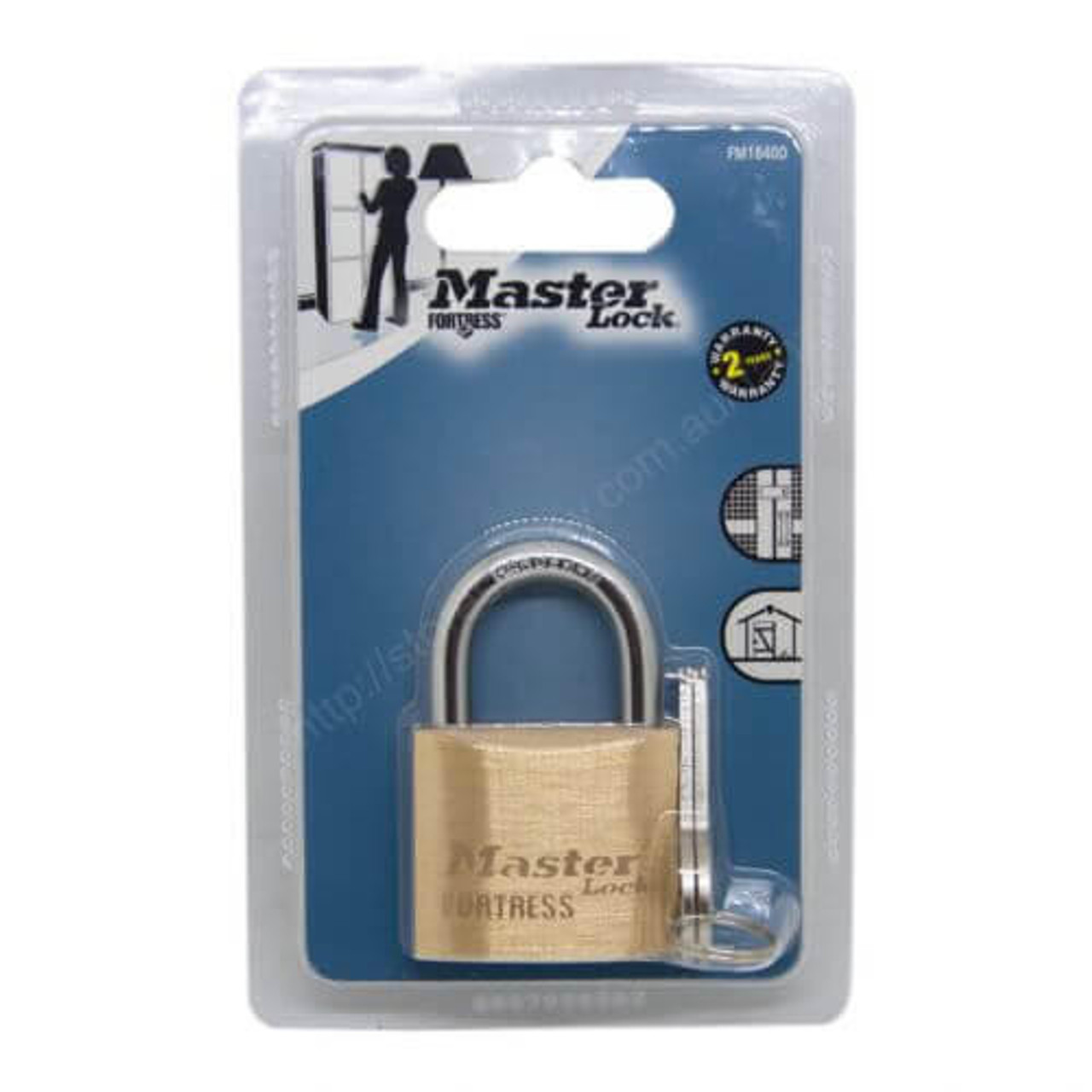 Master Lock Master Padlock Brass F/Tress 40x21MM 1pk Keyed To Differ FM1840DAU