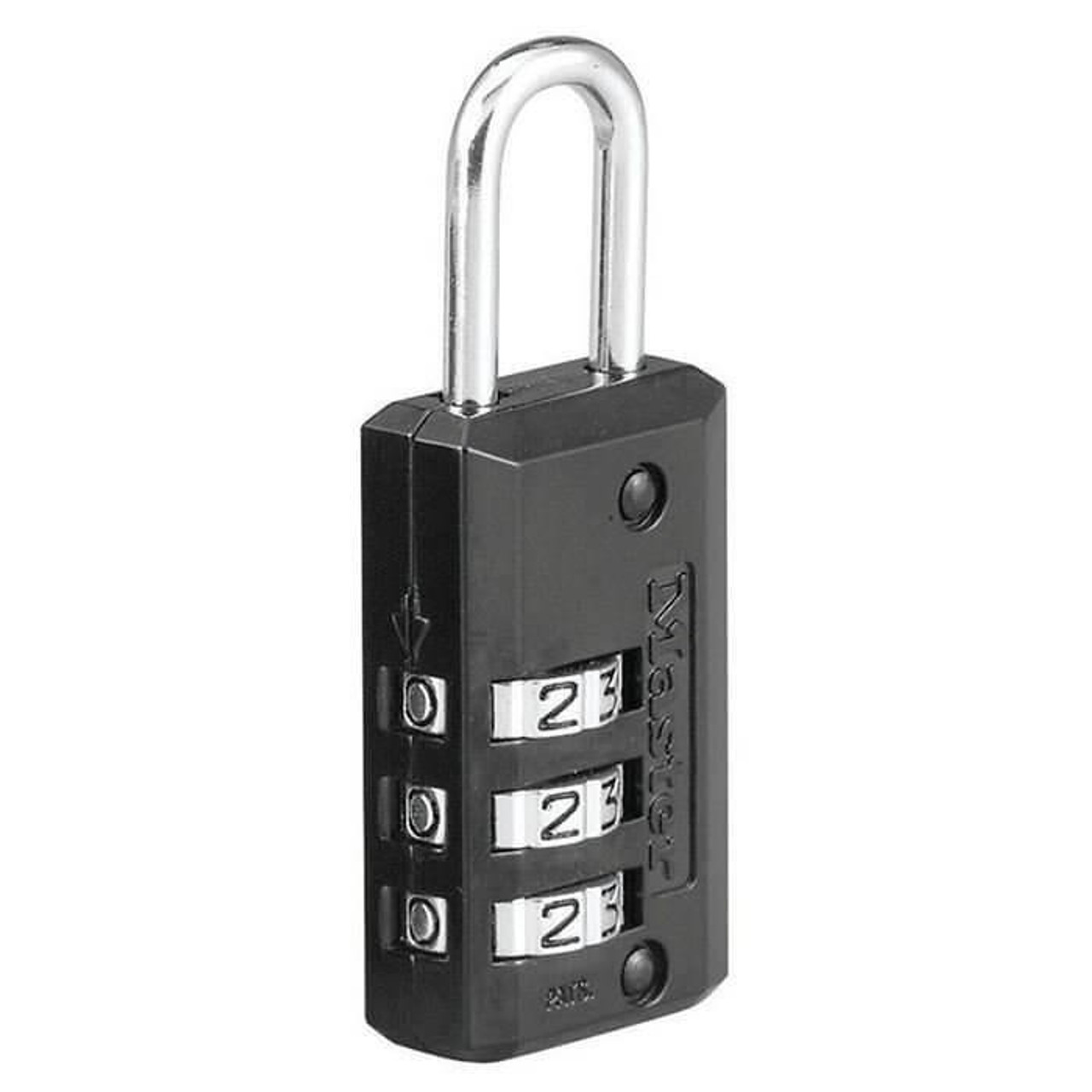 Master Lock Master Padlock Comb Reset Lugg 20x22MM 1pk Black 646DAU