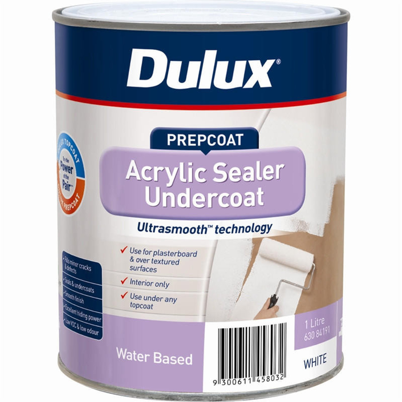 Dulux Prepcoat 1L Acrylic Sealer Undercoat