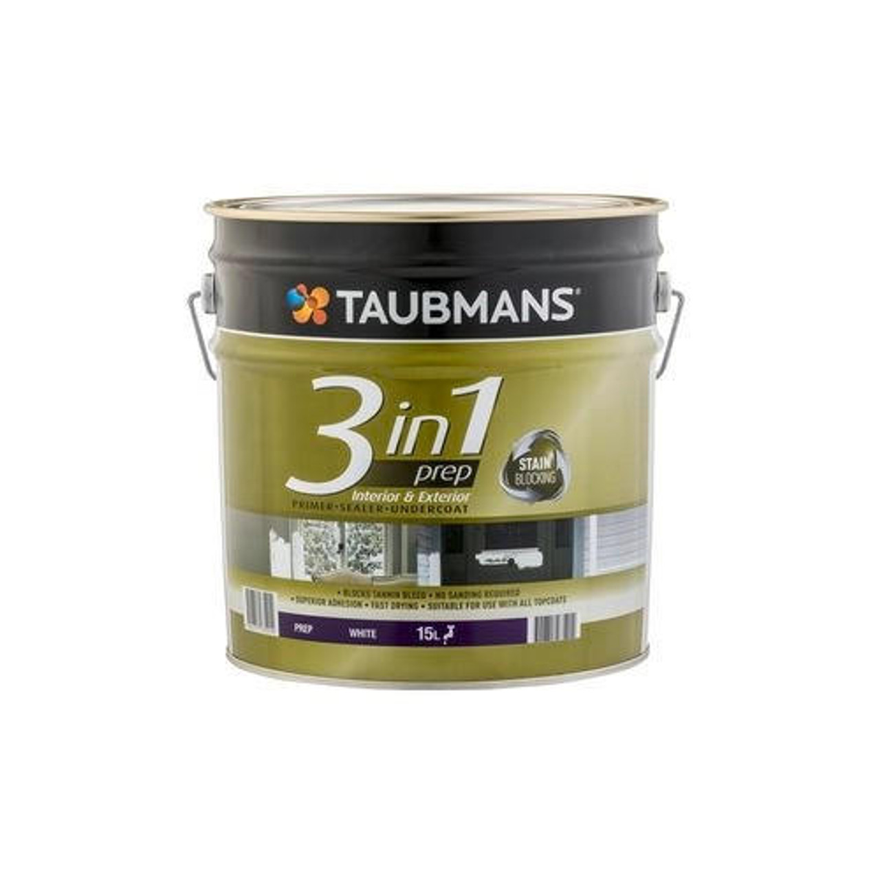 Taubmans 3 in 1 15L White Sealer Primer Undercoat