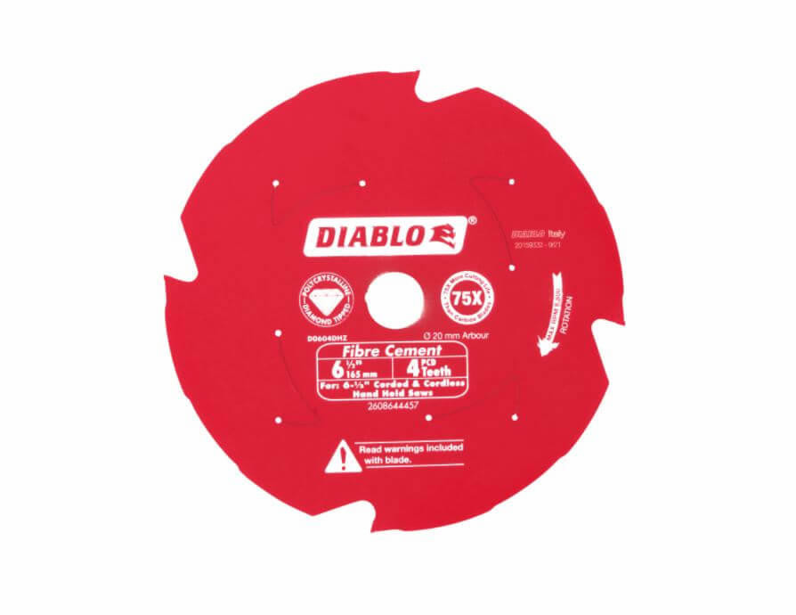 Diablo 165MM Fibre Cement Blade 
