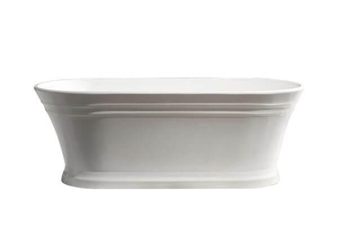 Decina Regent 1700 Freestanding Bath Gloss White Acrylic RE1700W