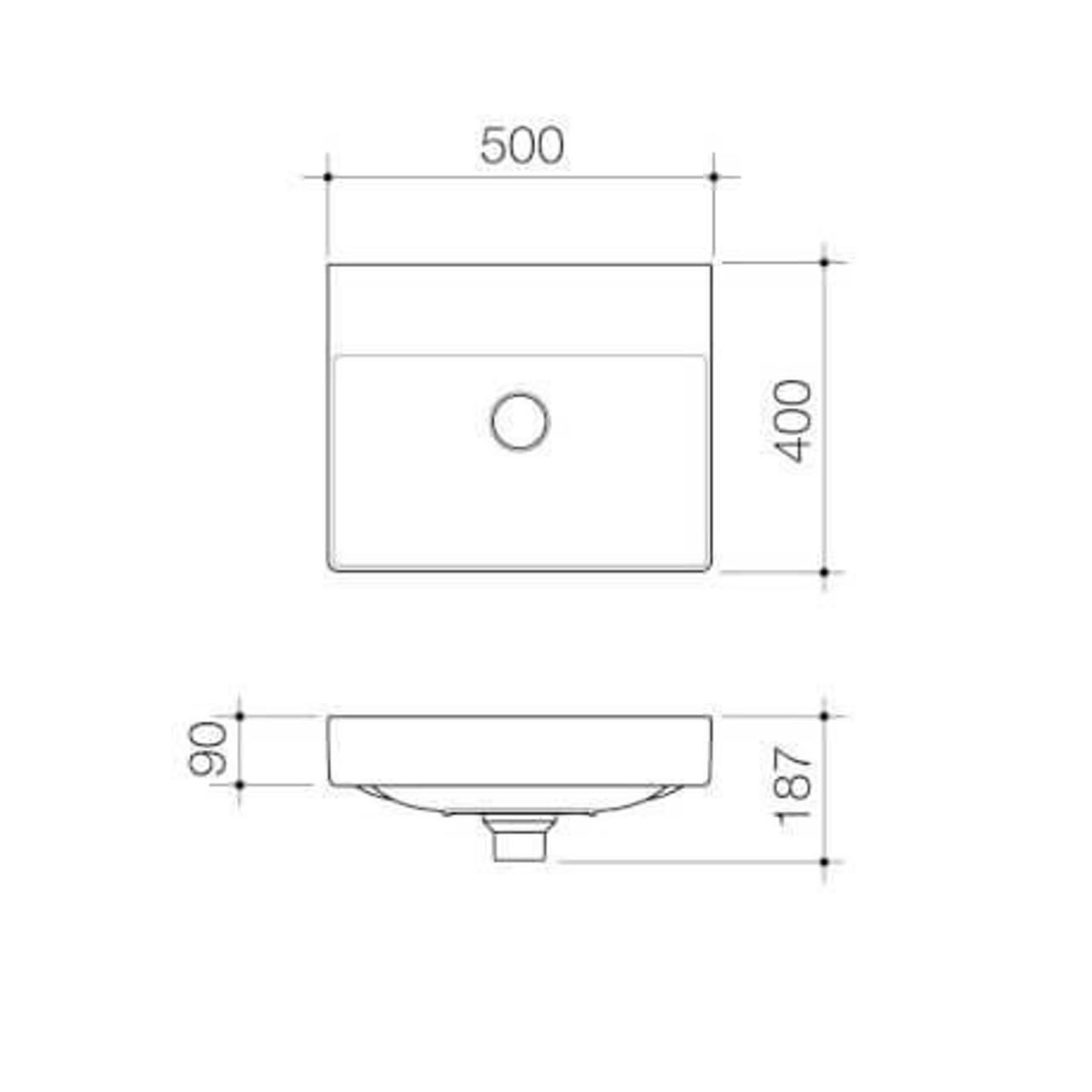 Caroma Urbane 11 Wall Basin 878600W