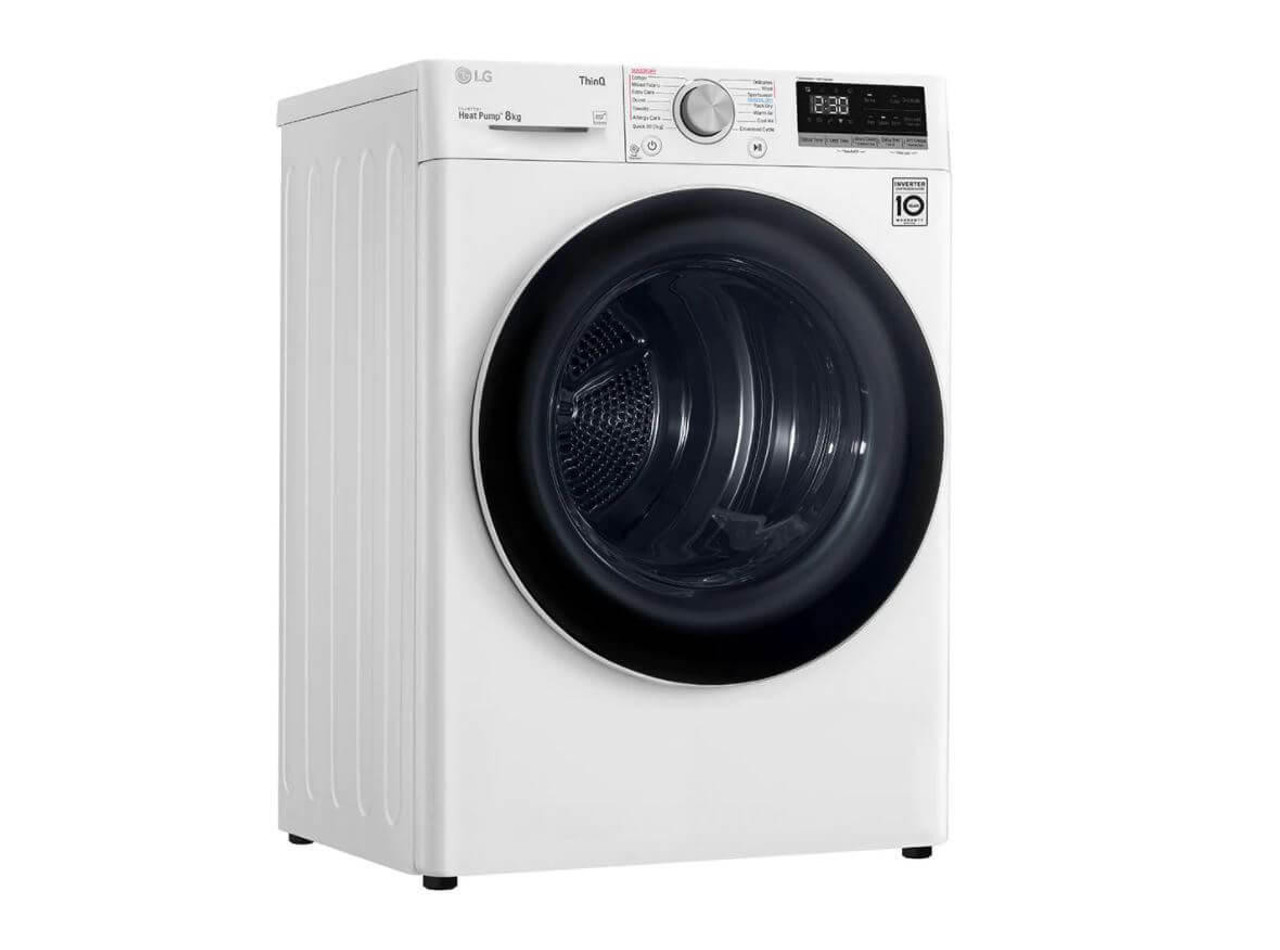 LG 8kg Heat Pump Dryer White DVH5-08W