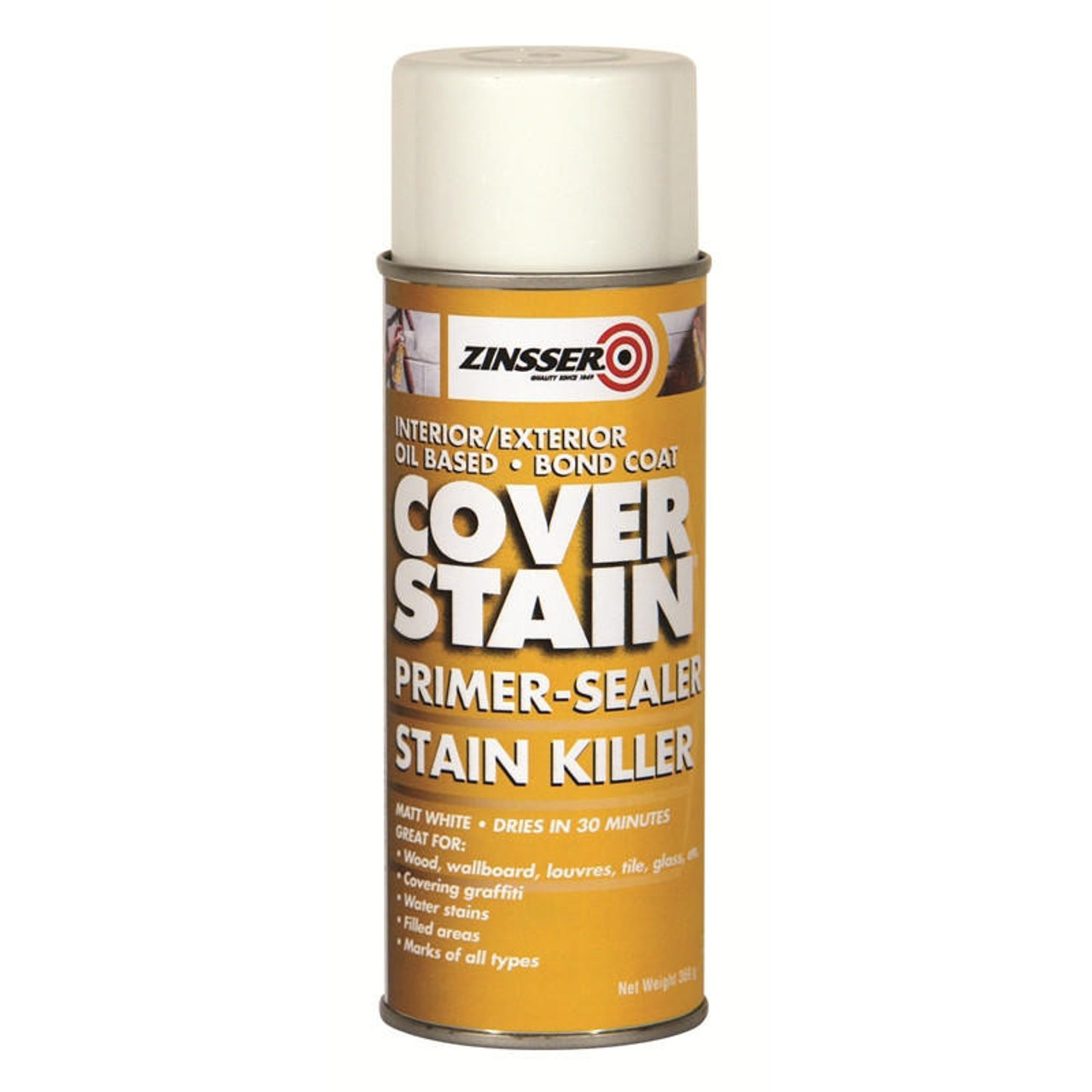 Zinsser CoverStain 396g Primer Sealer Stain Killer Aerosol