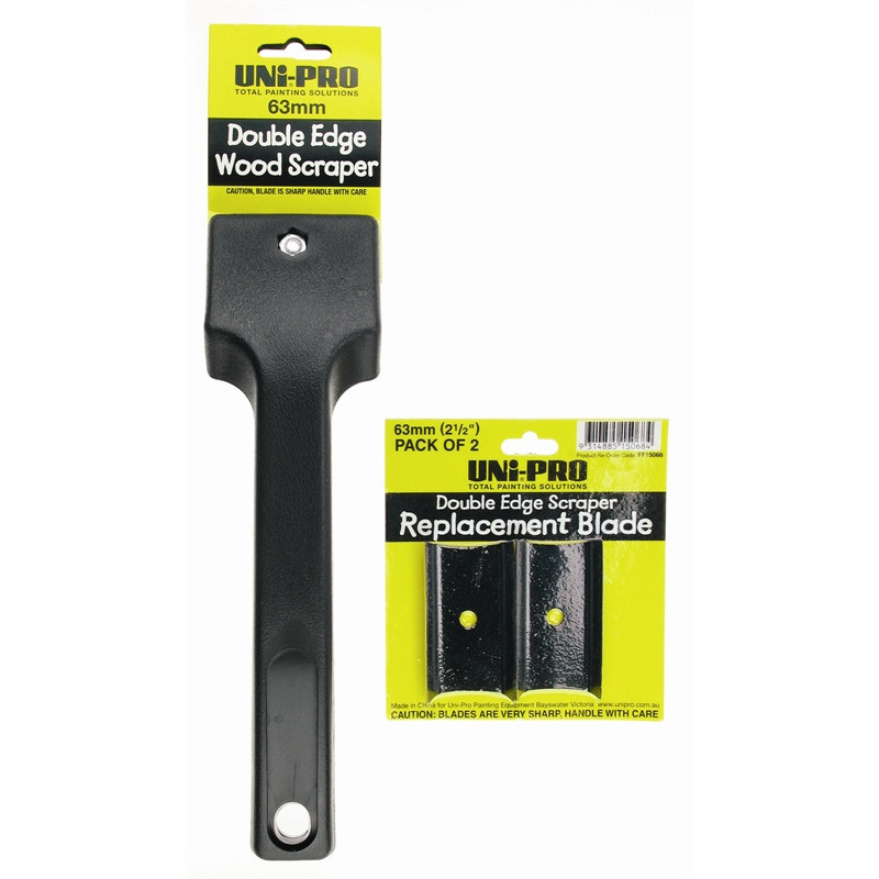 Uni Pro Paint Scraper 63mm Double Edge 15023