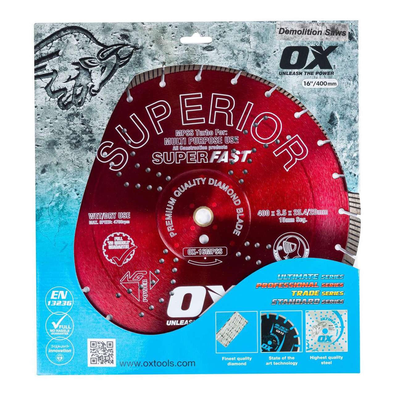 OX Tools OX MPSS GP Fast Turbo Superior Diamond Blade