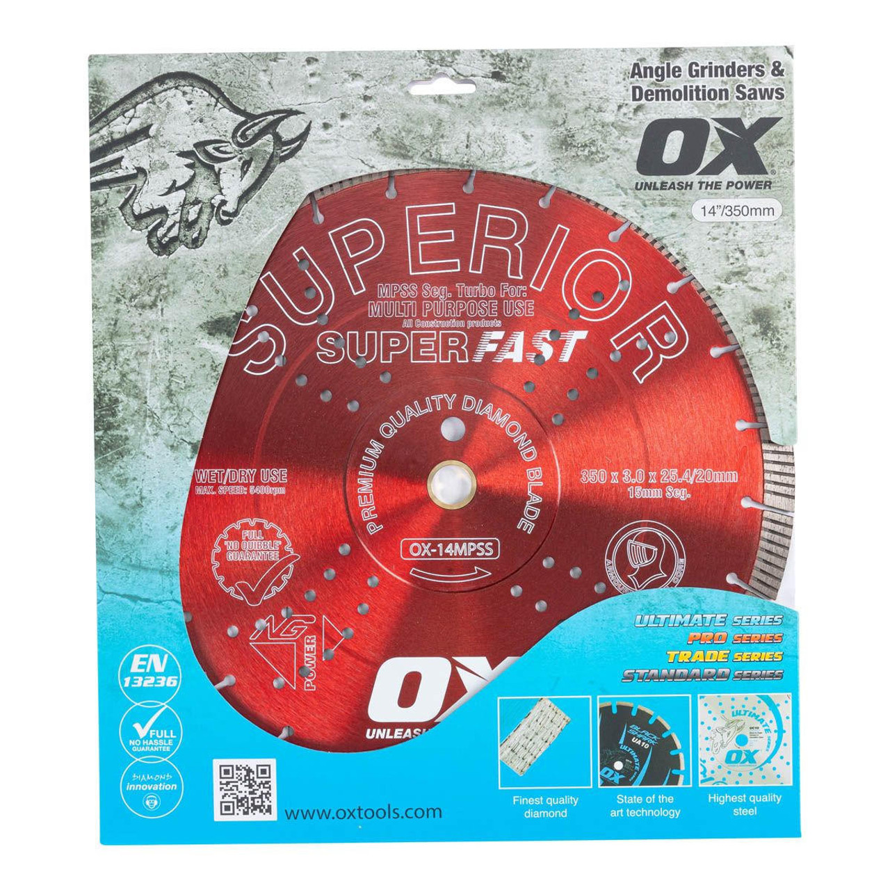 OX Tools OX 14 MPSS GP Fast Turbo Superior Diamond Blade