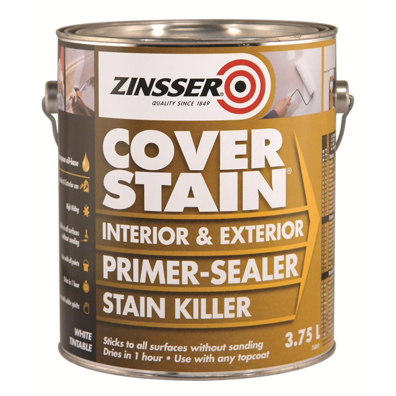 Zinsser CoverStain 3.78L Primer Sealer Stain Killer
