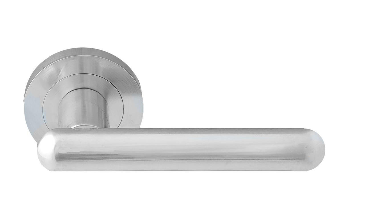 The Builders Choice 43544 Lever Set Satin Chrome