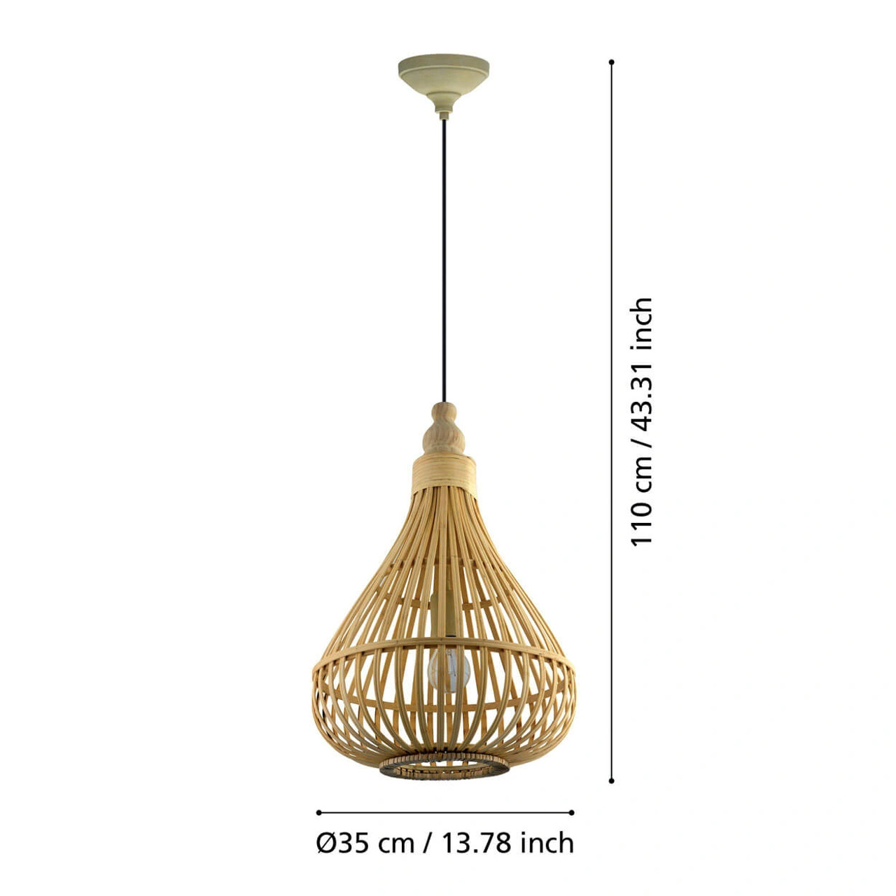 eglo amsfield pendant light brown wood eglo amsfield pendant light brown wood
