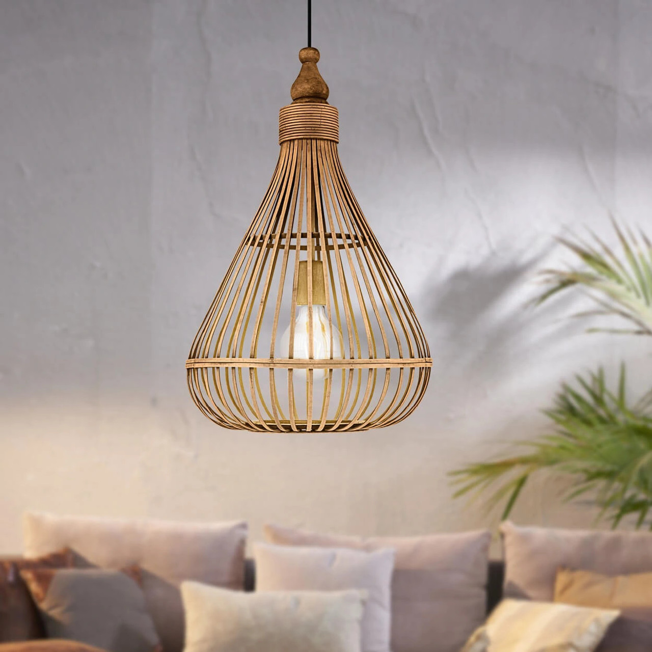 eglo amsfield pendant light brown wood eglo amsfield pendant light brown wood