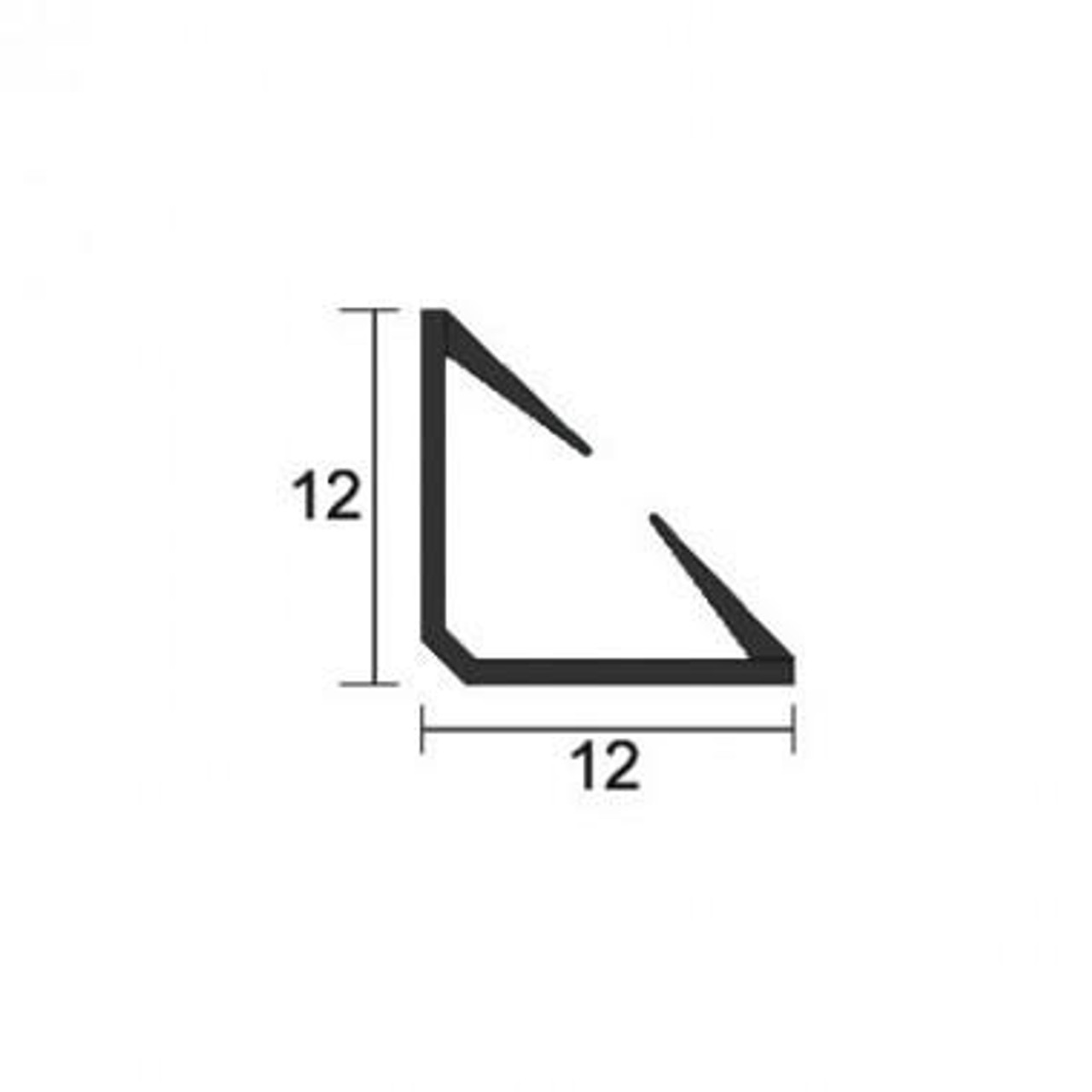 Kilargo IS1212 Flexi - Wing Perimeter Seal Black - Single Door Set