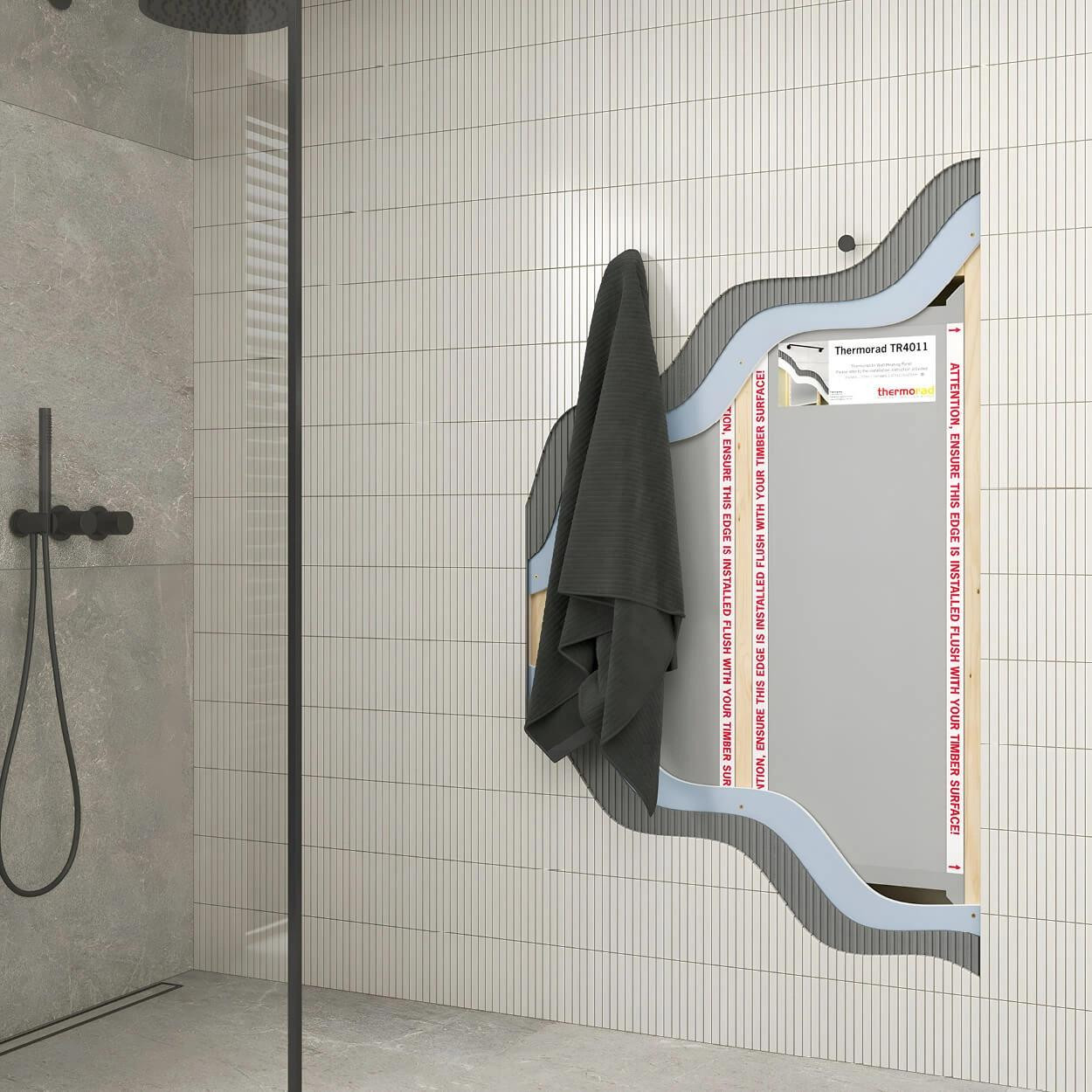  Thermorad In-Wall Heating Panel - Invisible Towel Dryer 160W 