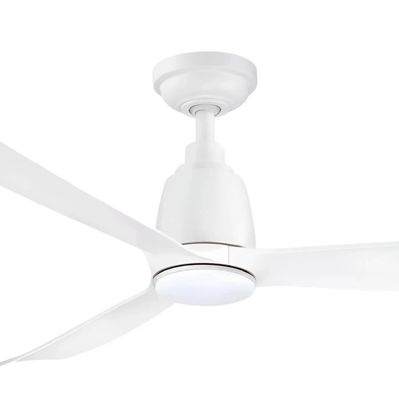  Three Sixty Kute 44" DC Ceiling Fan with 14W Dimmable LED Light & Remote Control White 