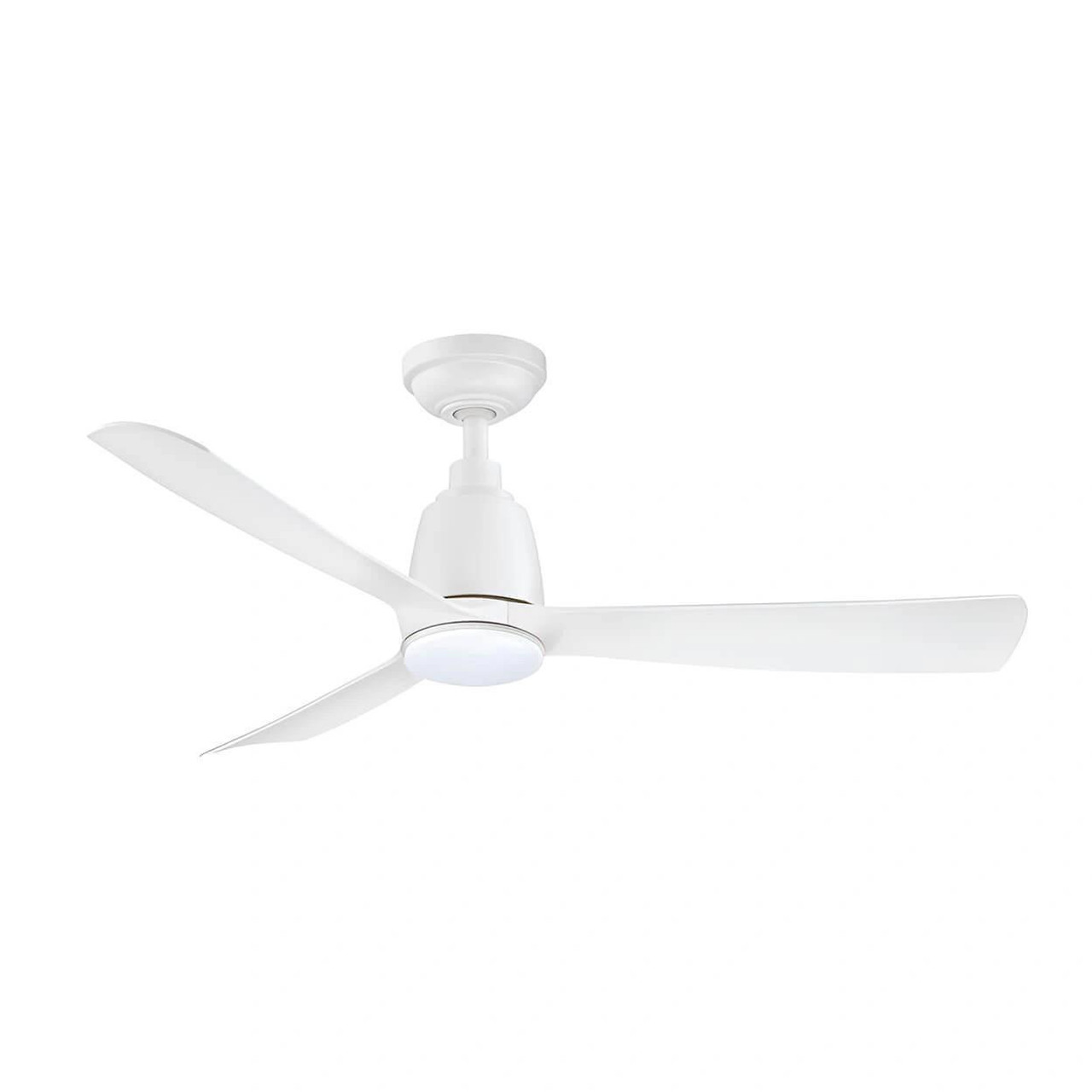  Three Sixty Kute 44" DC Ceiling Fan with 14W Dimmable LED Light & Remote Control White 