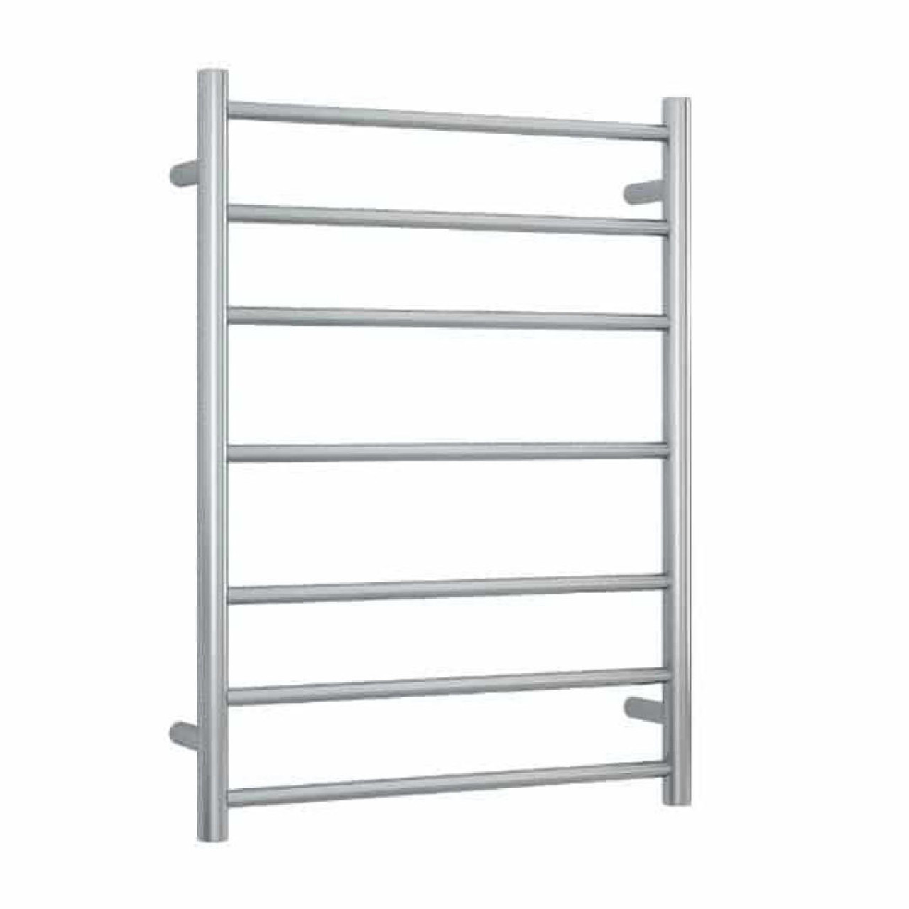 Thermorail Straight Round Ladder Heated Towel Rail Brushed Stainless Steel SRB44M