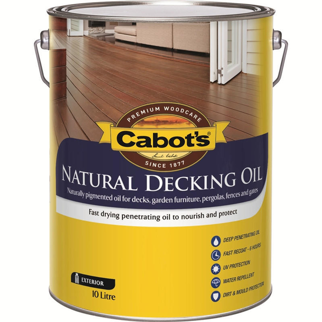 Cabots 10L Merbau Exterior Decking Oil