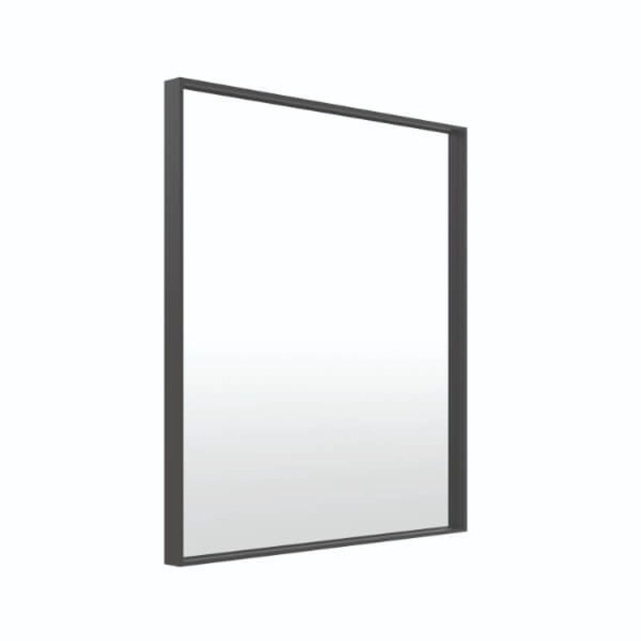 Ablaze Square Black Frame Mirror BMS759BF