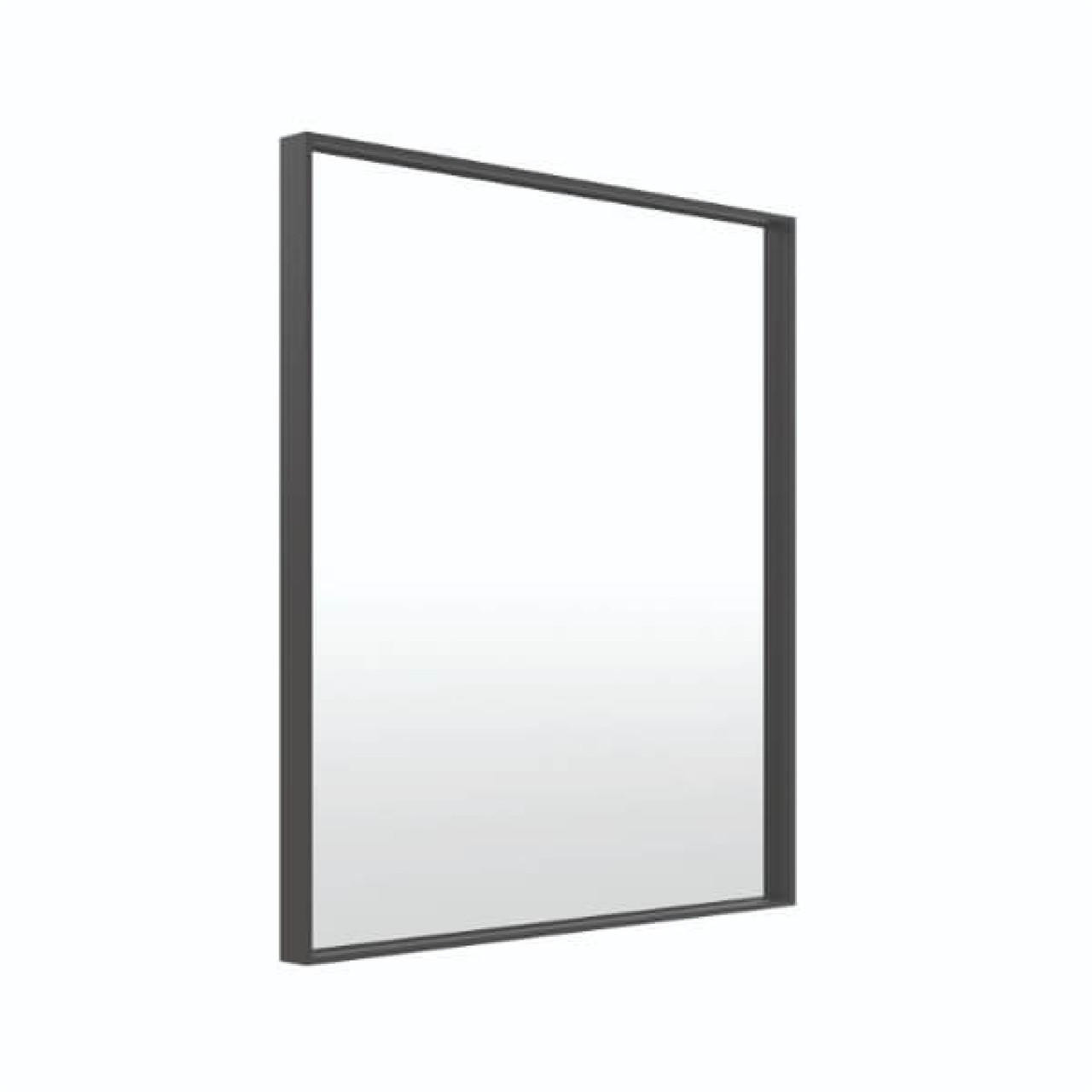 Ablaze Square Black Frame Mirror BMS759BF