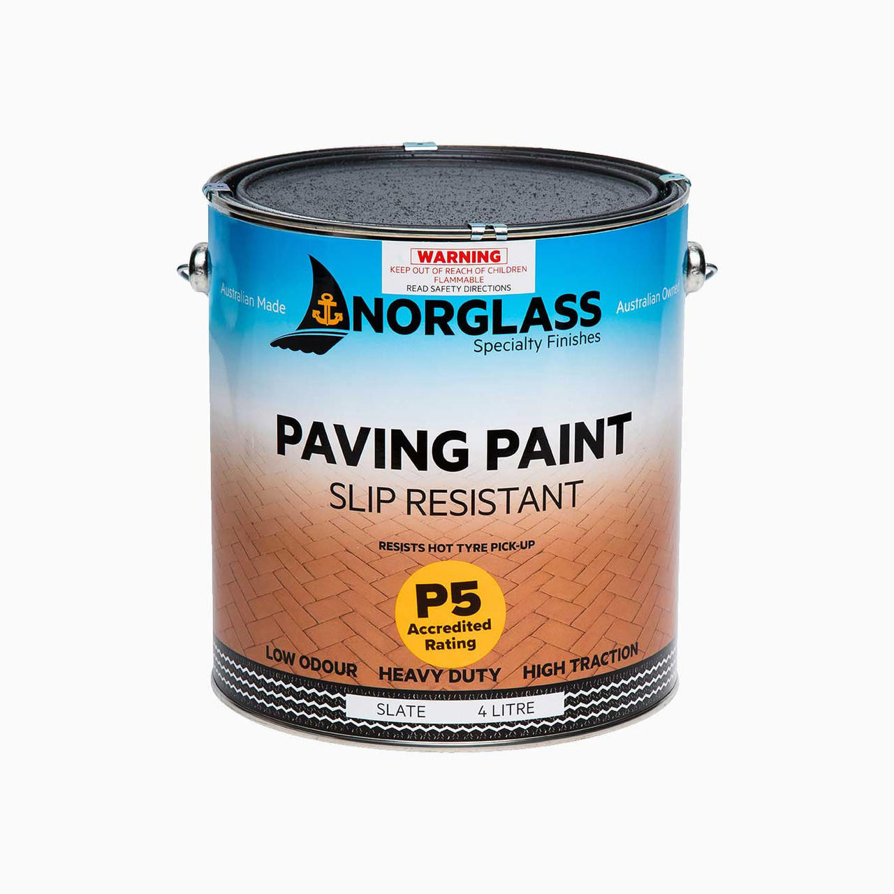 Norglass NORGLASS PAVING PAINT SLIP RESISTANT CLEAR 1L