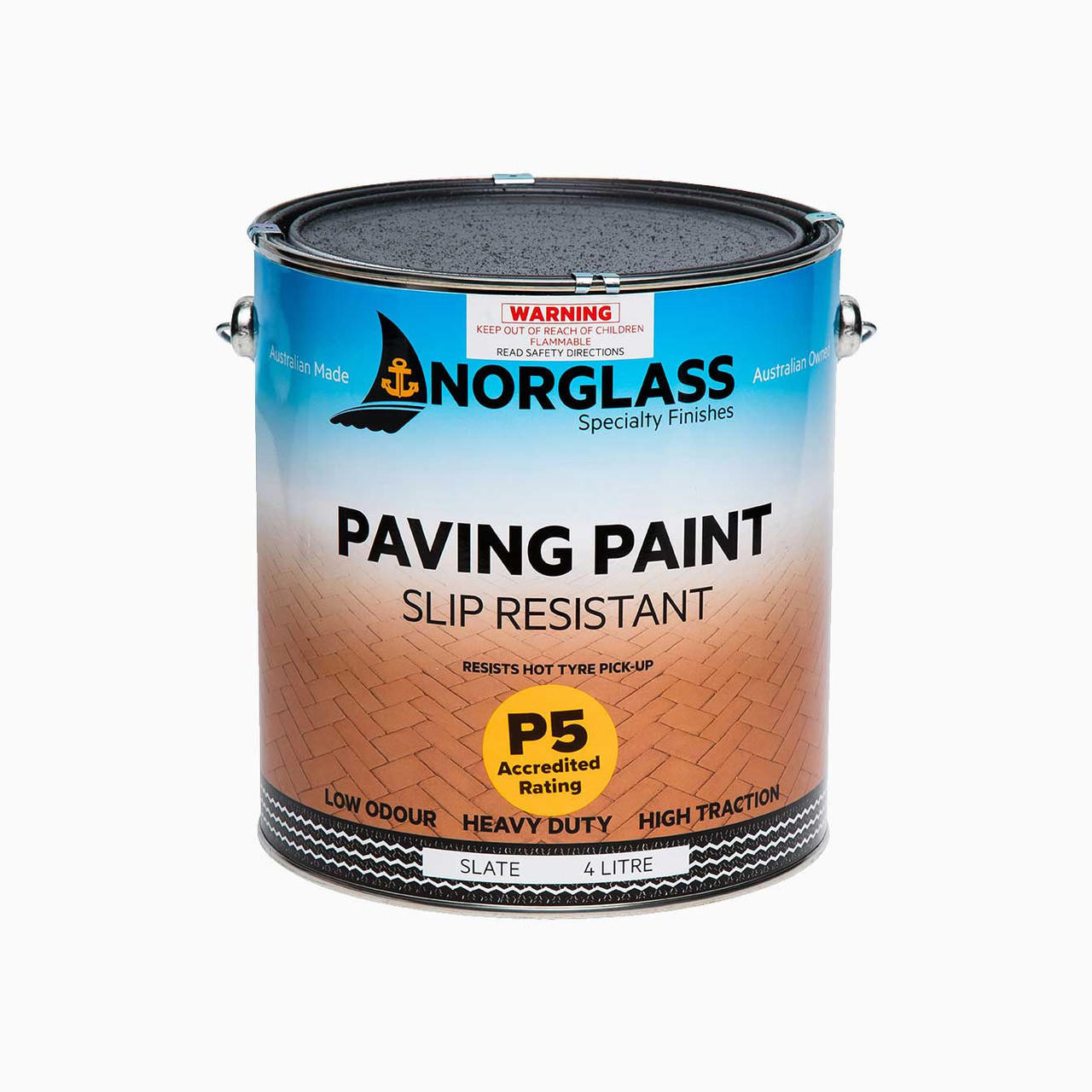 Norglass NORGLASS PAVING PAINT SLIP RESISTANT CLEAR 1L