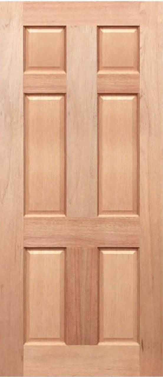 Crown Doors Crown Colonial 6 Panel Door 2040x770x35mm - Solid Maple